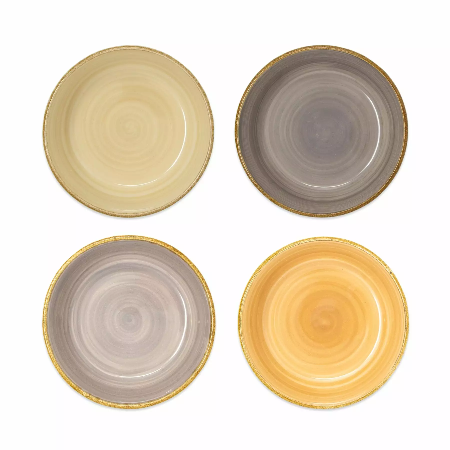 Viva By VIETRI Earth Assorted Small Bowls - Set Of 4