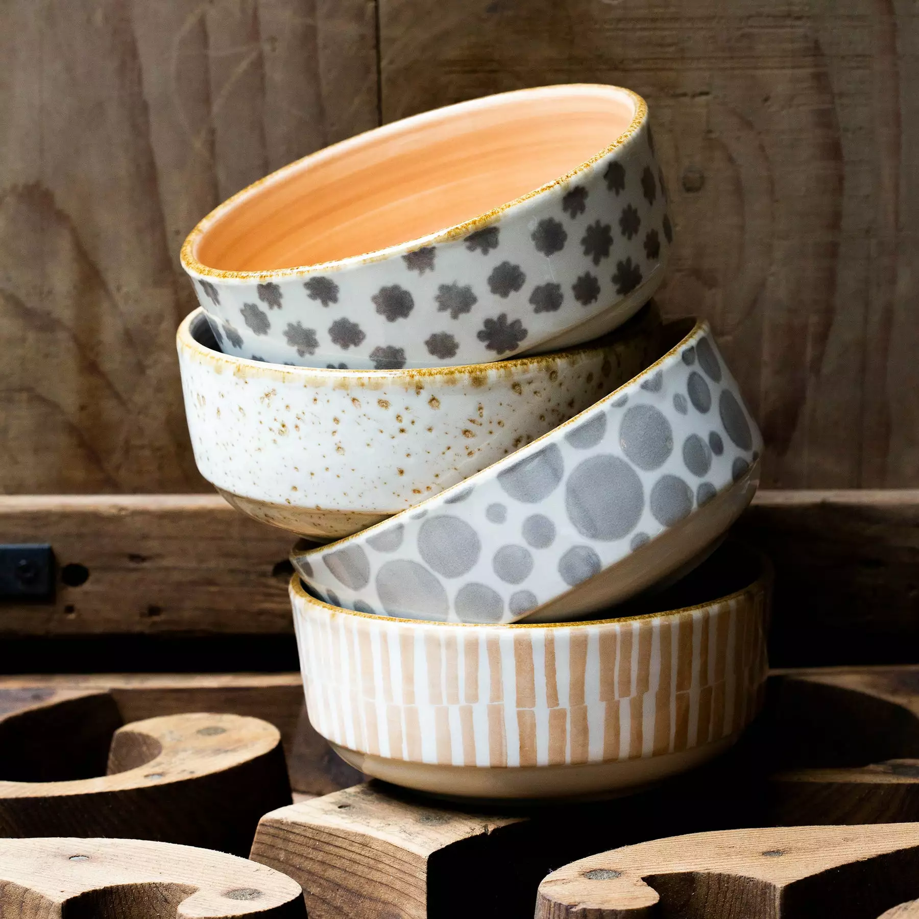 Viva By VIETRI Earth Assorted Small Bowls - Set Of 4 - Image 6