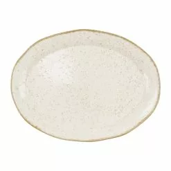 Viva By VIETRI Earth Eggshell Oval Platter