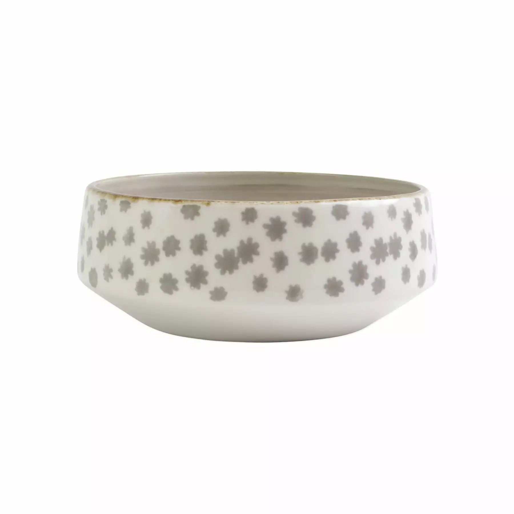 Viva By VIETRI Earth Flower Medium Shallow Bowl