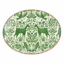 Viva By VIETRI Mistletoe Oval Platter