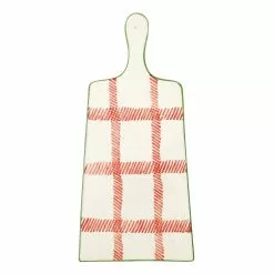 Viva By VIETRI Mistletoe Plaid Cheese Board