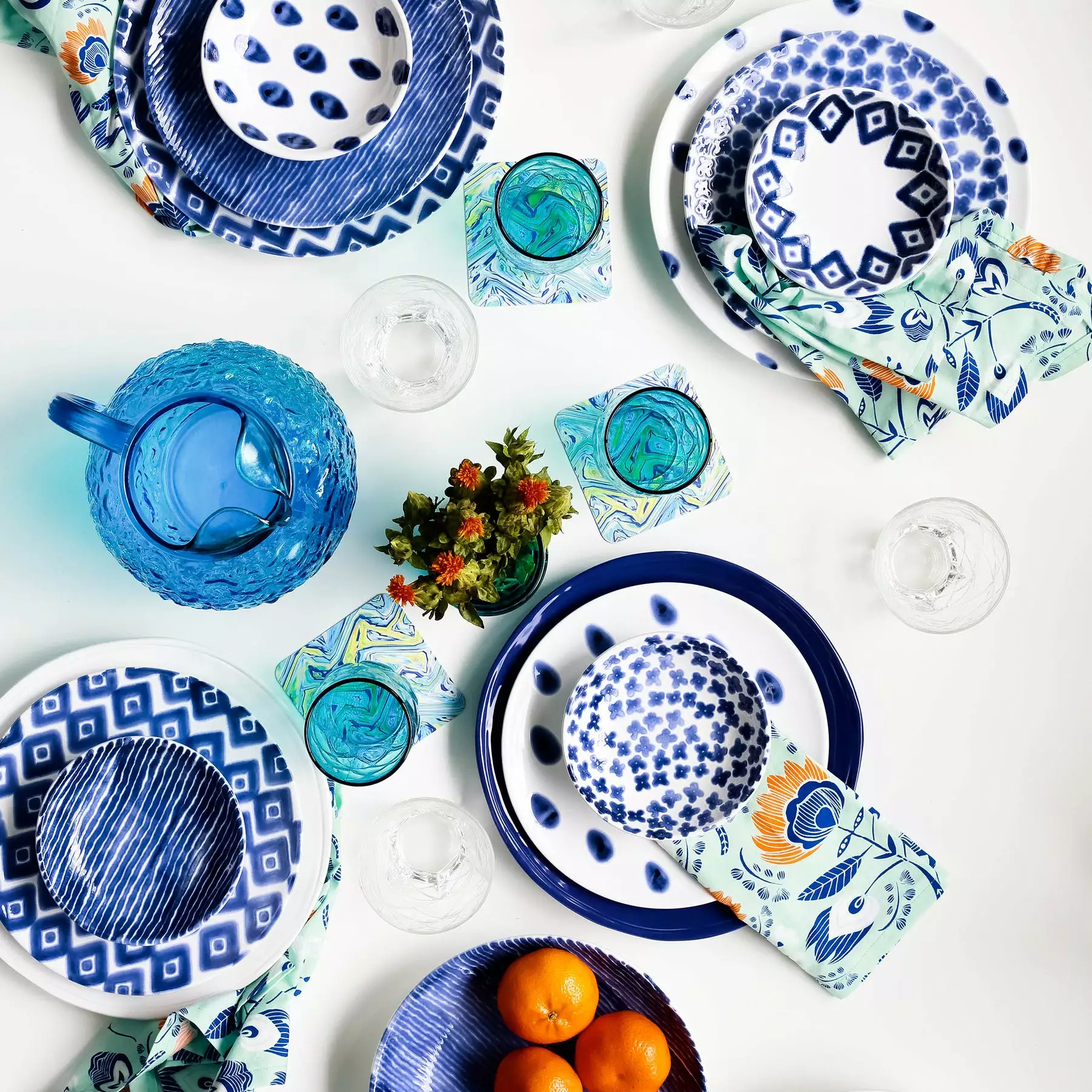 Viva By VIETRI Santorini Diamond Salad Plate - Image 5