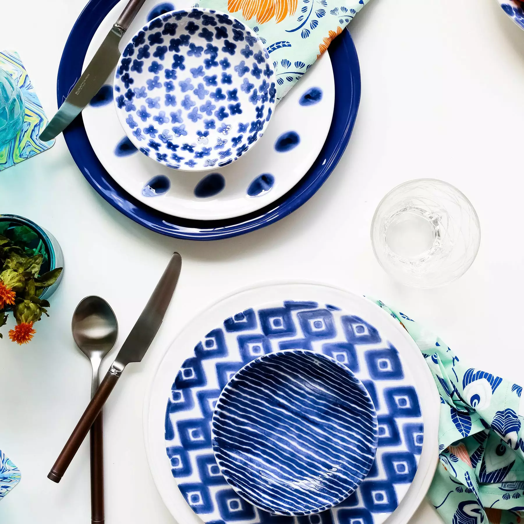 Viva By VIETRI Santorini Diamond Salad Plate - Image 3