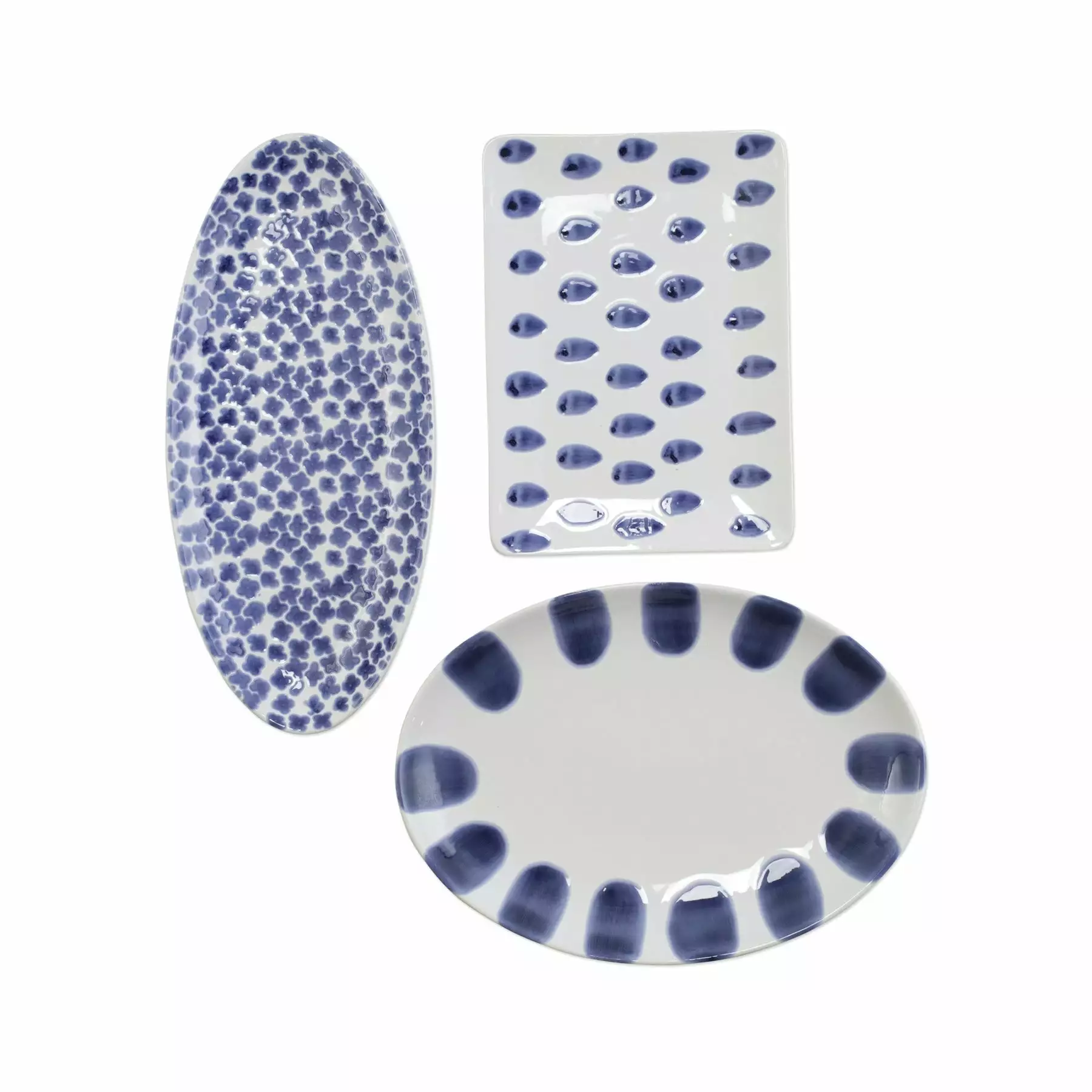 Viva By VIETRI Santorini 3-Piece Serveware Set