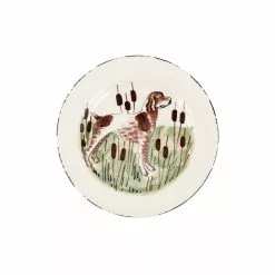 Vietri Wildlife Spaniel Salad Plate
