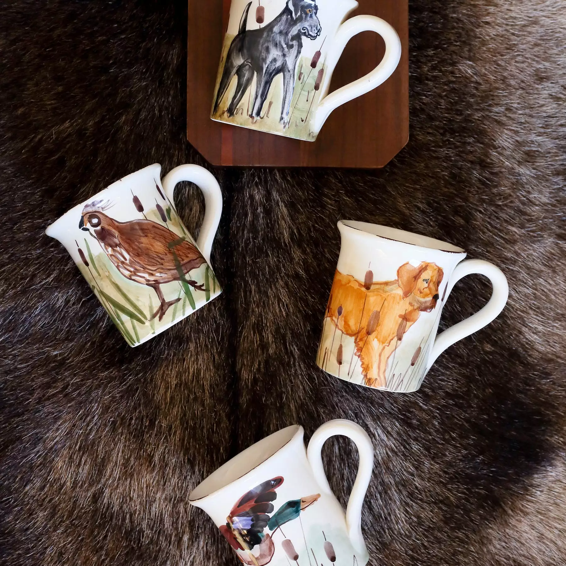 Vietri Wildlife Quail Mug - Image 2